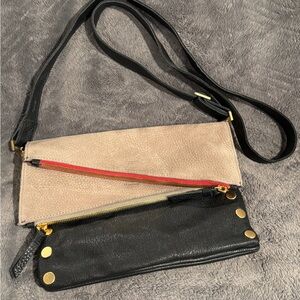 Hammitt Black and Tan Crossbody Bag